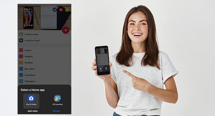 Make your default launcher as IOS Launcher