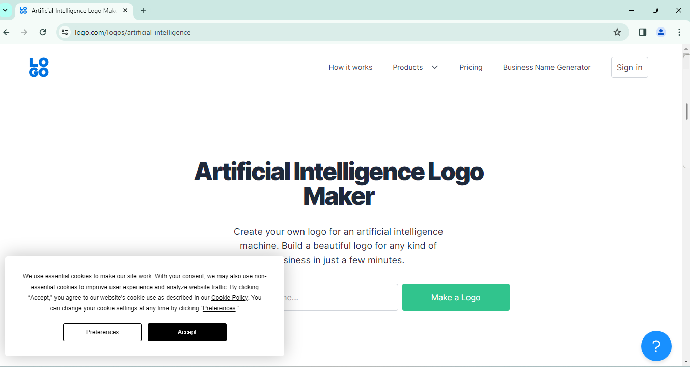 ai logo design three